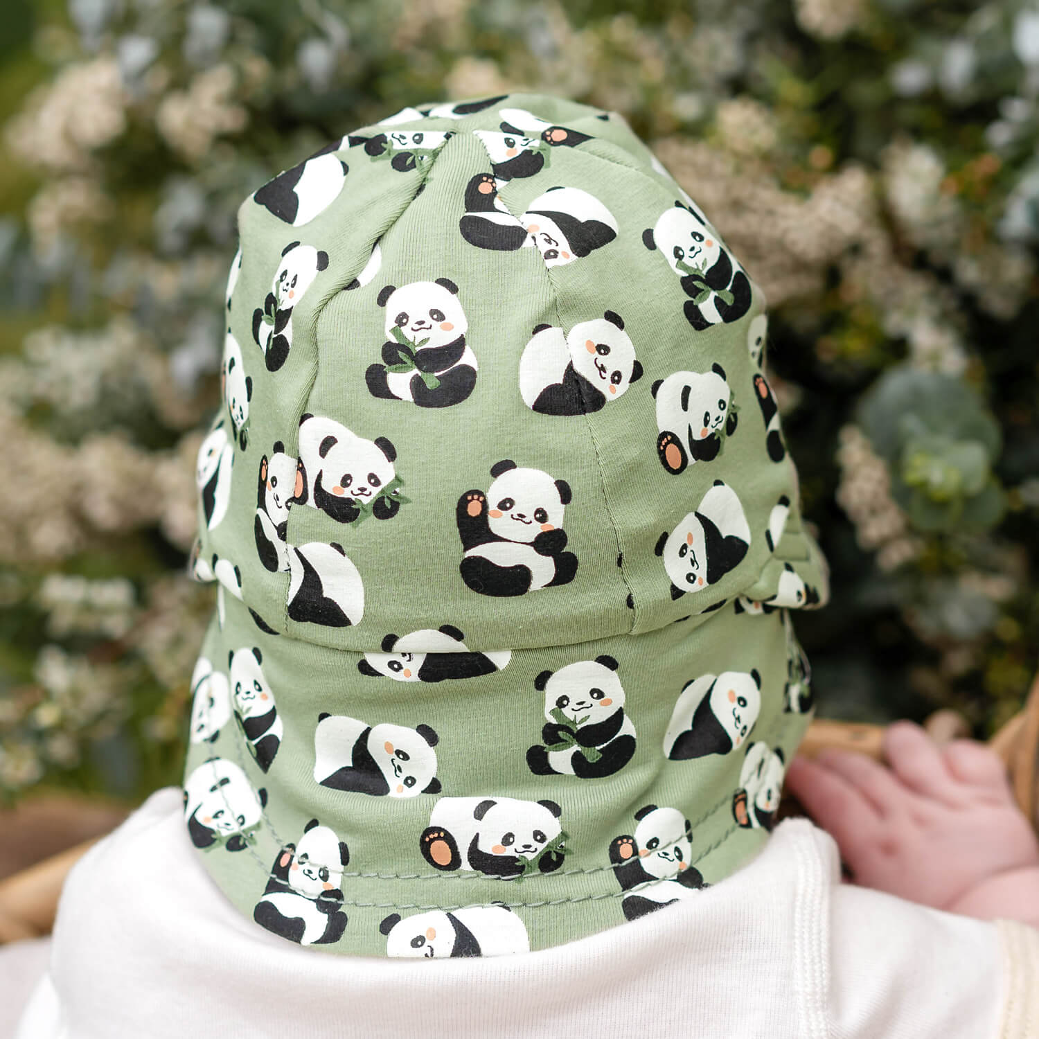 Bedhead Legionnaire Flap Sun Hat | Panda