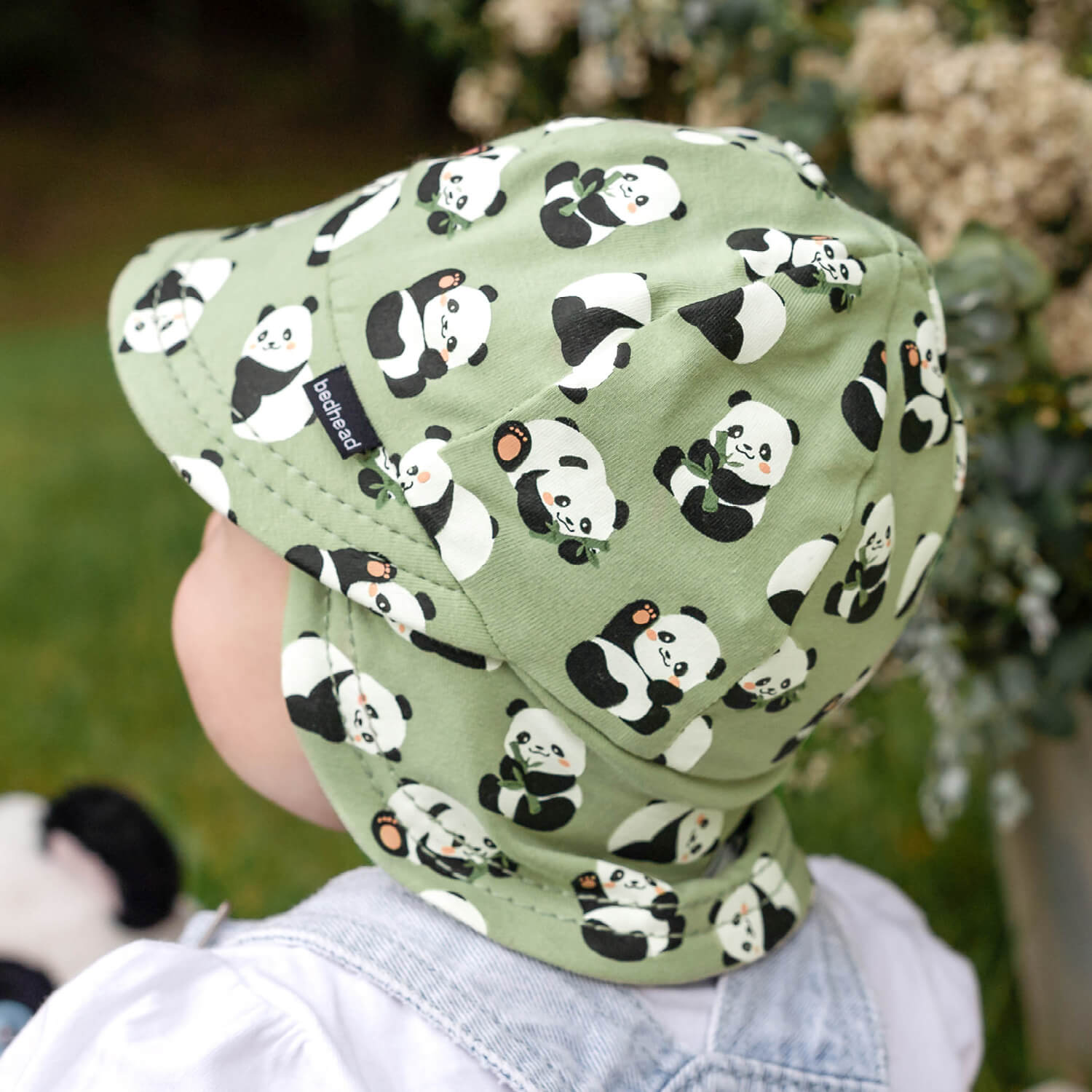 Bedhead Legionnaire Flap Sun Hat | Panda
