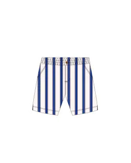 Milky | Stripe Linen Short