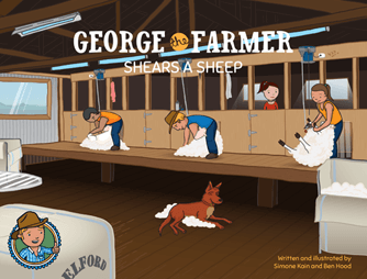 George the Farmer Shears a Sheep