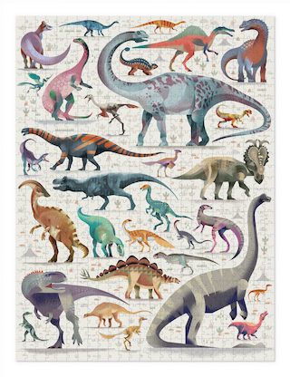 Crocodile Creek World of Dinosaurs Puzzle 750 piece